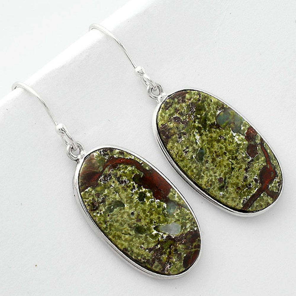 Dragon Blood Stone - South Africa Earrings