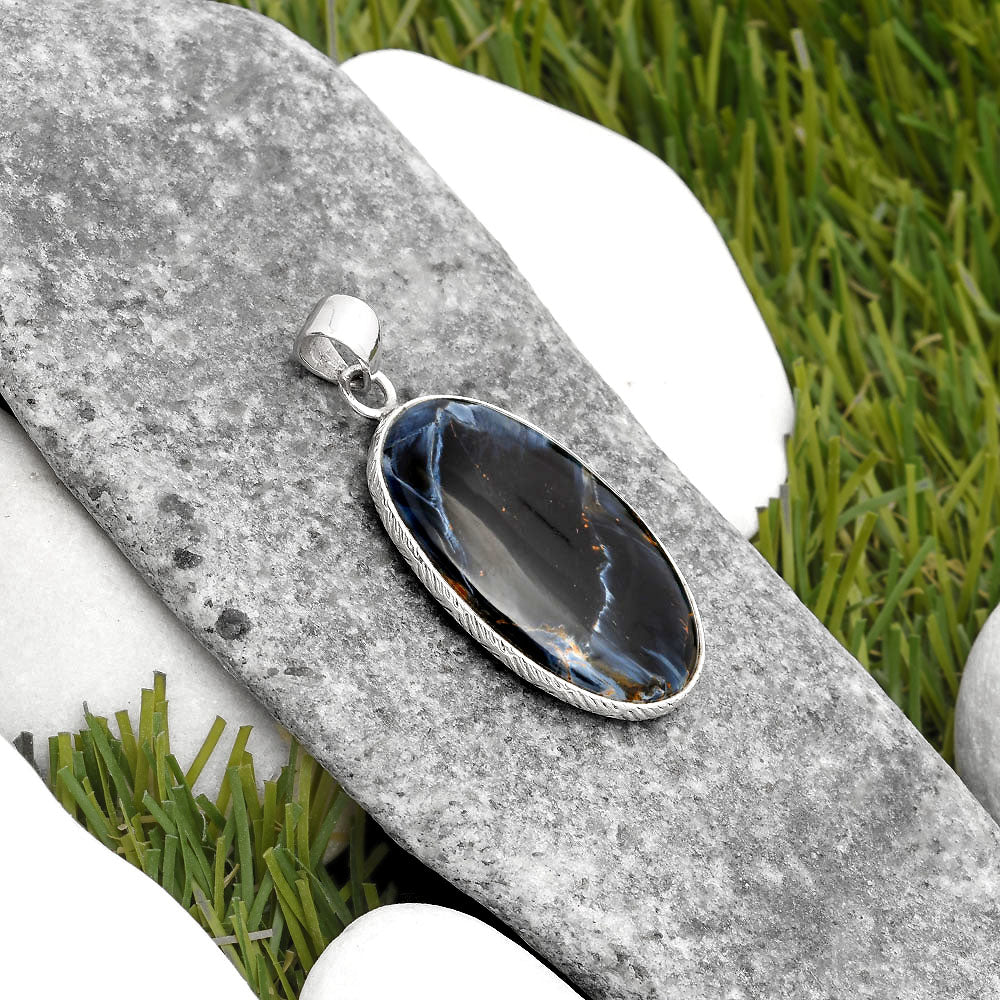 Natural Pietersite - Namibia Pendant P-1053 SDP110791-1